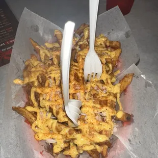Cheese Crab Meat Fries