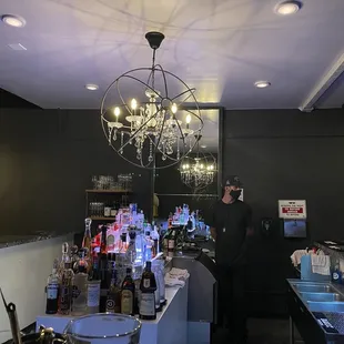 Bar area