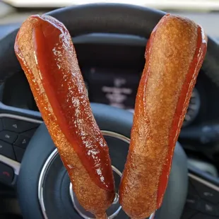 Pronto Pups with ketchup