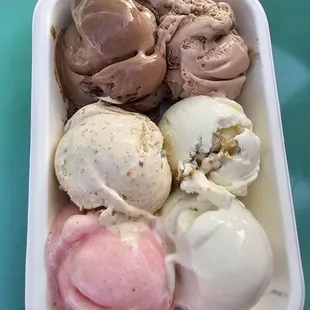Mini ice cream flight