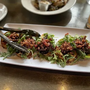 Brie and Onion Jam Bruschetta