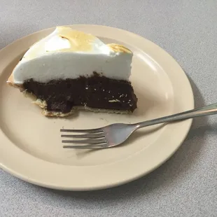 Chocolate meringue pie