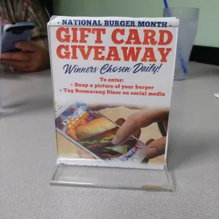 I need to order a burger!