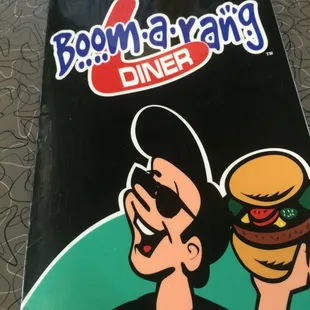 Front of menu