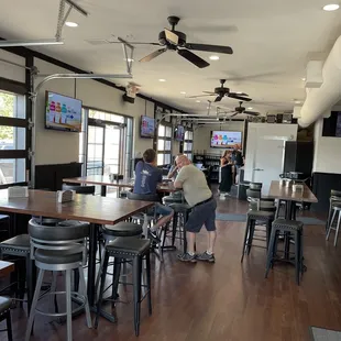 Indoor seating area