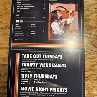 Drink Menu