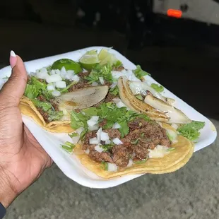 Steak tacos