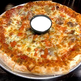 Fire Roasted Chicken Pizza