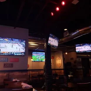 The plethora of TVs!