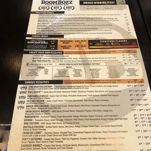 Menu front