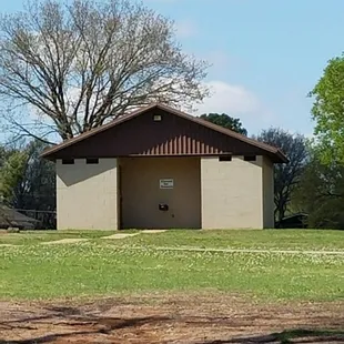 Covered picnic areas and indoor restrooms.
