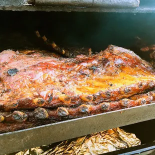 ribs, food, bbq ribs