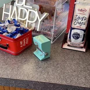 a sign that says be happy