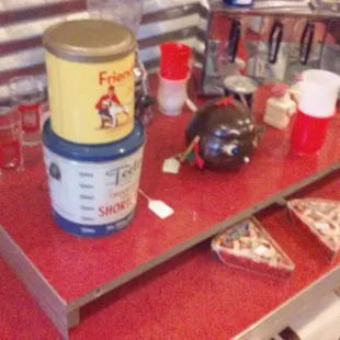 Vignettes are well merchandised.