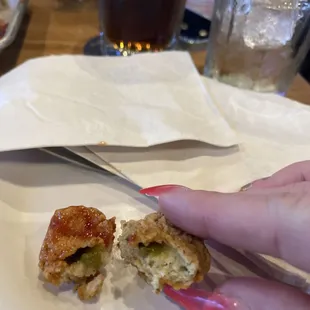 Tenders with something else in there gross!!