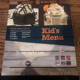 the menu