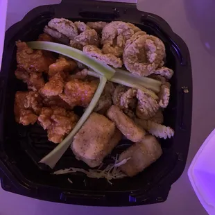 Jack's sampler without the southwest egg rolls.