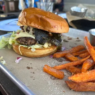 Poblano Dbl Smash Burger#