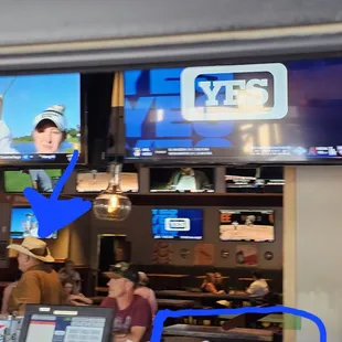 This gentleman...holding seats for at least the 2 hrs we were here...no one showed up!