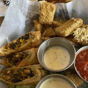 Sampler &amp; wings. Again