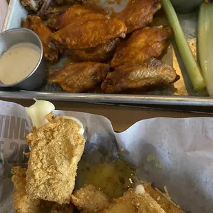 Sampler &amp; wings. Good for the price