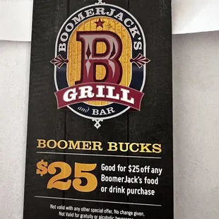 a sign for the restaurant