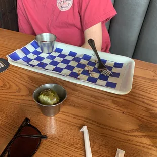 Empty plate! He told me no paparazzi so...