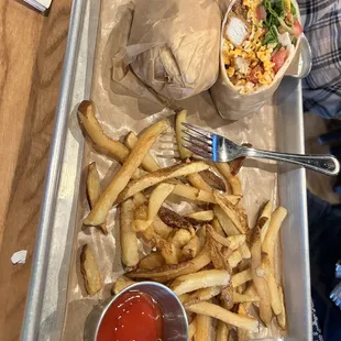 Buffalo chicken wrap