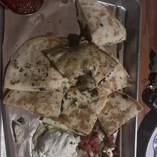 Steak quesadillas