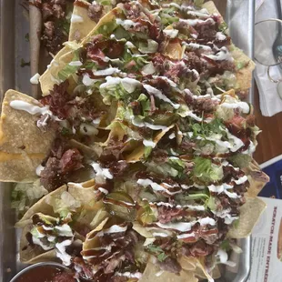 Brisket nachos