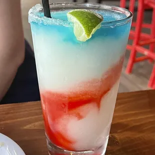 a close up of a drink