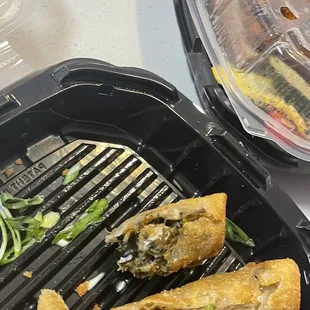 Hair in my Southwest egg roll