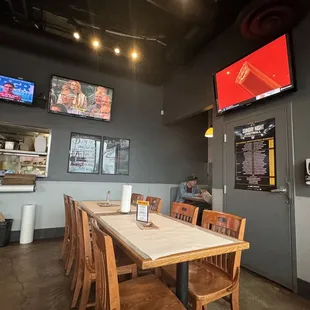 Interior seating and tv&apos;s