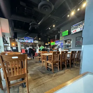 View from the corner booth.
