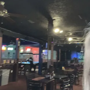 Great place! Plenty of tables, a dance floor, a stage for live music, pool tables and more. Tom the bartender was the best!!