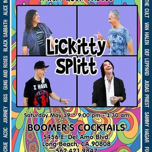 a poster for a rock band