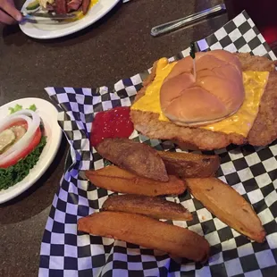 Seasoned Wedged and the Pork Tenderloin Sammy