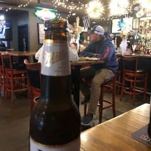 Cold beer! Steak on the way