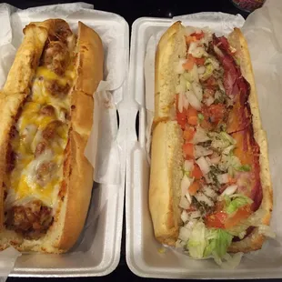 Meatball grinder and Wallstreet Grinder