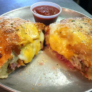 Meat calzone