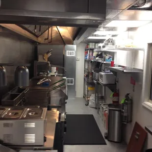 a commercial kitchen