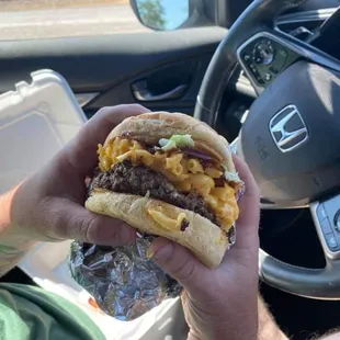 Mac and Cheese Burger