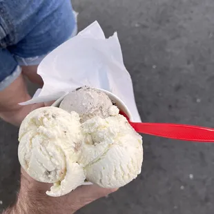 Massive portions and a big  variety of flavors to choose from