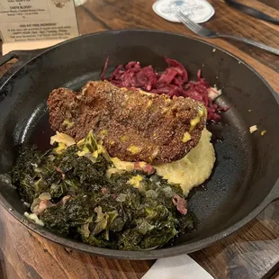 Black catfish dinner