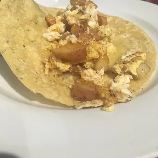 Potato, Egg, & Cheese Taco