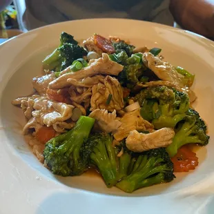 Broccoli lover with chicken- some of the most flavorful broccoli we ever had.