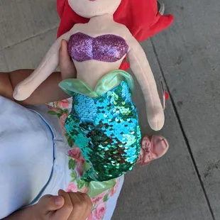 I purchased The Little Mermaid Beanie Babies for my child at $20.75 after tax. Happy to support a small business like Boon Champion Toys!