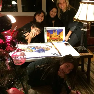 Got our Christmas puzzle from John this year at Boon. The Spanish Steps.