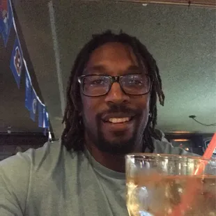 Enjoying a Jameson on the rocks $5.25.