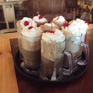 Root beer floats to toast our Mom